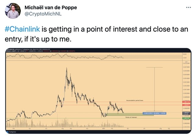 tweet de Michaël van de Poppe