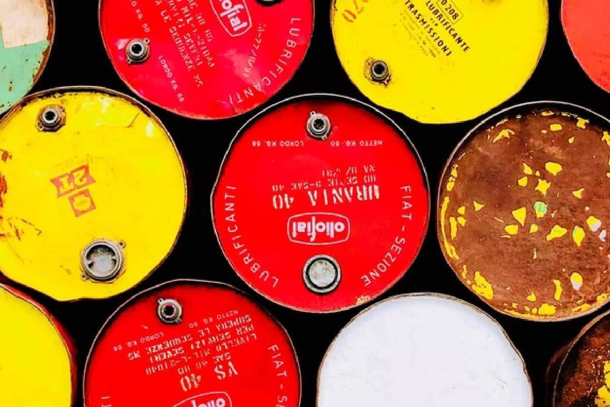 Barriles de petróleo, uno de los commodities más comercializados en el mercado de futuros. 