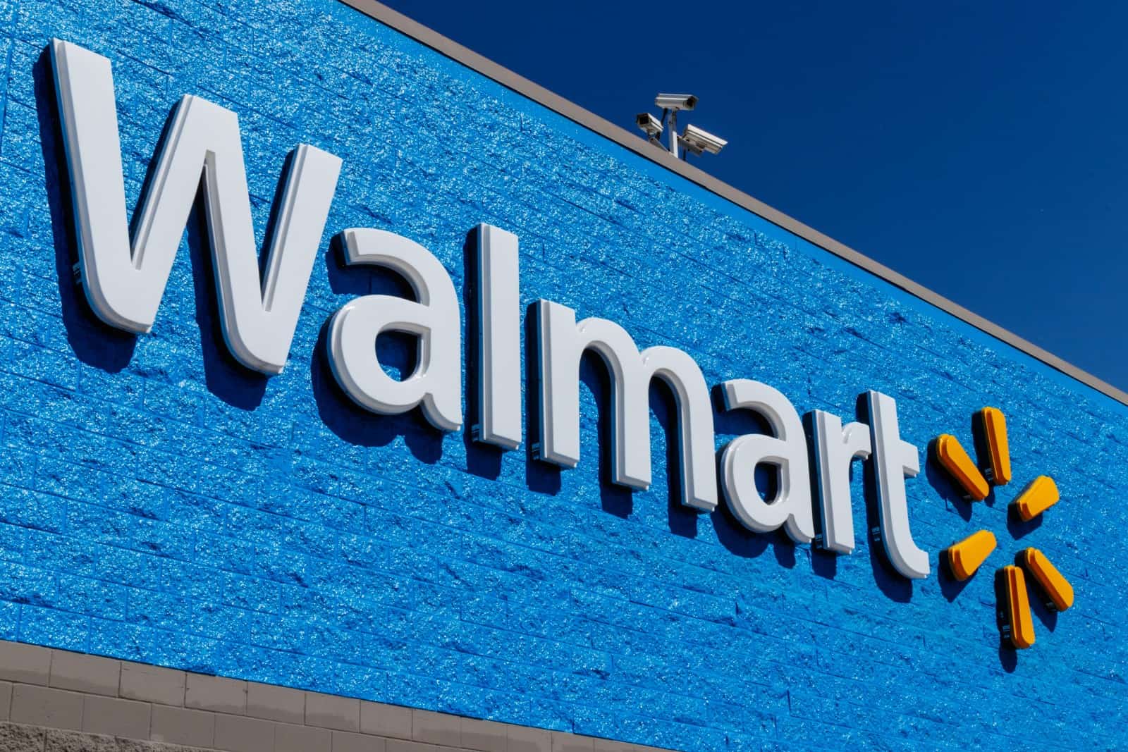 Signboard "Walmart" store