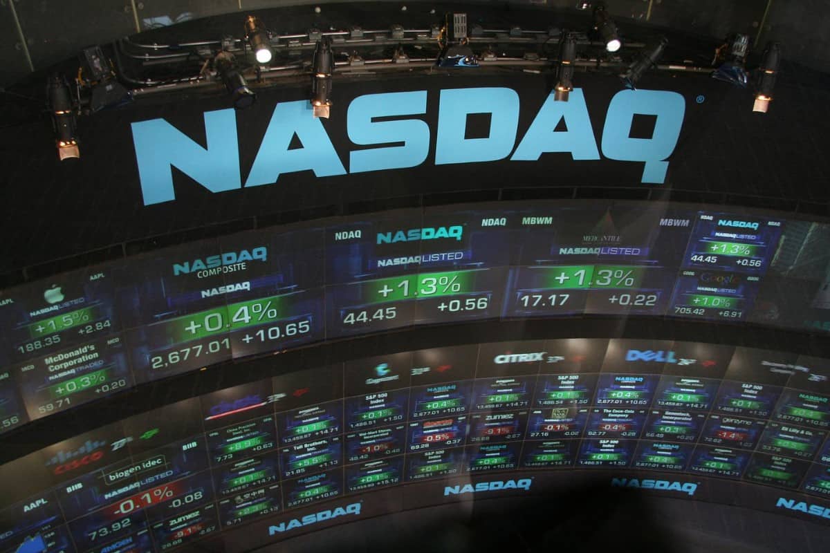 Interior del edificio de NASDAQ