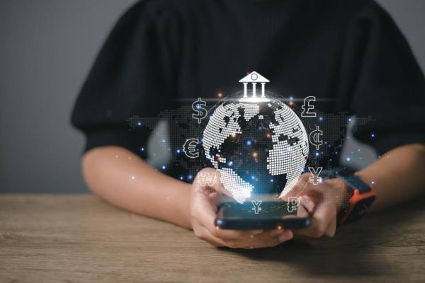 Imagen conceptual de una trader sumergida en el mercado de divisas. Conoce los patrones de trading más efectivos para Forex.